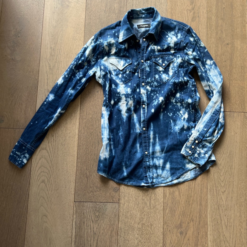 Dsquared denim button down flannel styled- AUTHENTIC